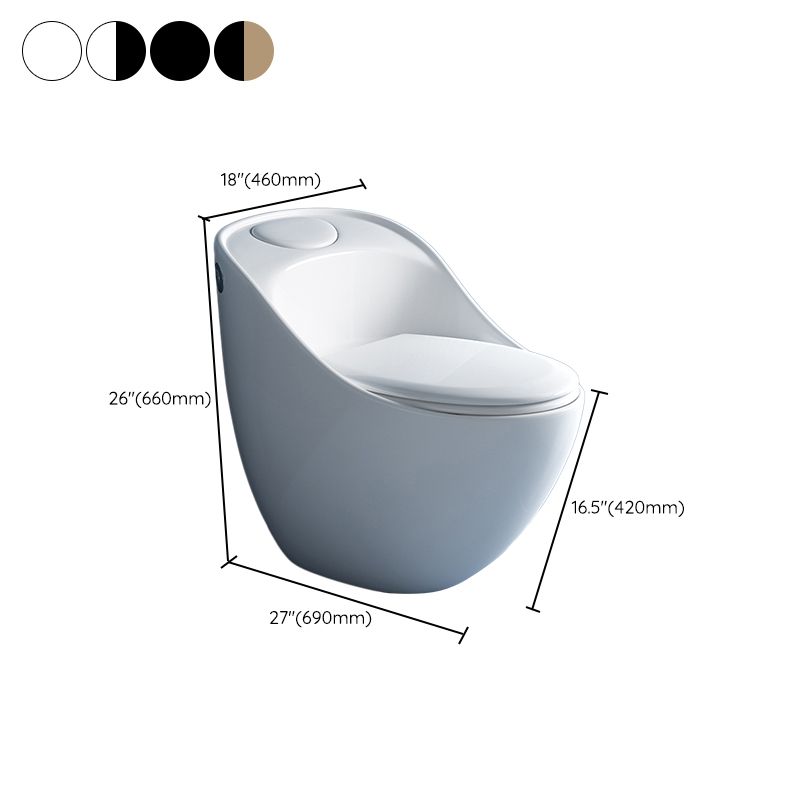 Modern Toilet Bowl All In One Floor Mounted Porcelain Flush Toilet Clearhalo 'Bathroom Remodel & Bathroom Fixtures' 'Home Improvement' 'home_improvement' 'home_improvement_toilets' 'Toilets & Bidets' 'Toilets' 1200x1200_b8bd8a87-92dd-41dd-9c83-69644d912c58