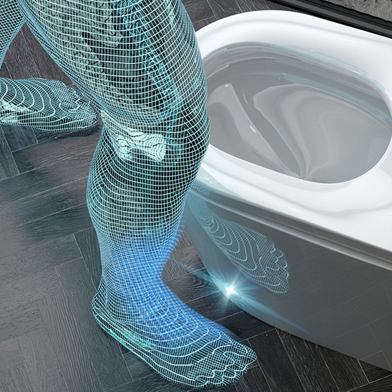 All-In-One Smart Toilet White Elongated Floor Standing Bidet with Heated Seat Clearhalo 'Bathroom Remodel & Bathroom Fixtures' 'Bidets' 'Home Improvement' 'home_improvement' 'home_improvement_bidets' 'Toilets & Bidets' 1200x1200_b8dbe9e1-95b6-497b-9b50-7ca531f9aa37