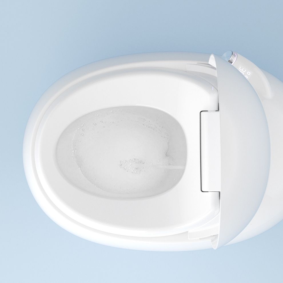 Contemporary One Piece Toilet Concealed Tank Toilet Bowl with Slow Close Seat for Washroom Clearhalo 'Bathroom Remodel & Bathroom Fixtures' 'Home Improvement' 'home_improvement' 'home_improvement_toilets' 'Toilets & Bidets' 'Toilets' 1200x1200_b8ec55af-cf28-4c09-9c2c-f6a3bb26fbd9
