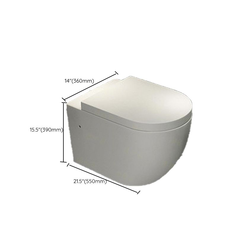 Modern Ceramic Flush Toilet White Wall Hung Toilet Bowl for Washroom Clearhalo 'Bathroom Remodel & Bathroom Fixtures' 'Home Improvement' 'home_improvement' 'home_improvement_toilets' 'Toilets & Bidets' 'Toilets' 1200x1200_b90d9368-8258-45f7-880d-a6031a0d49c5