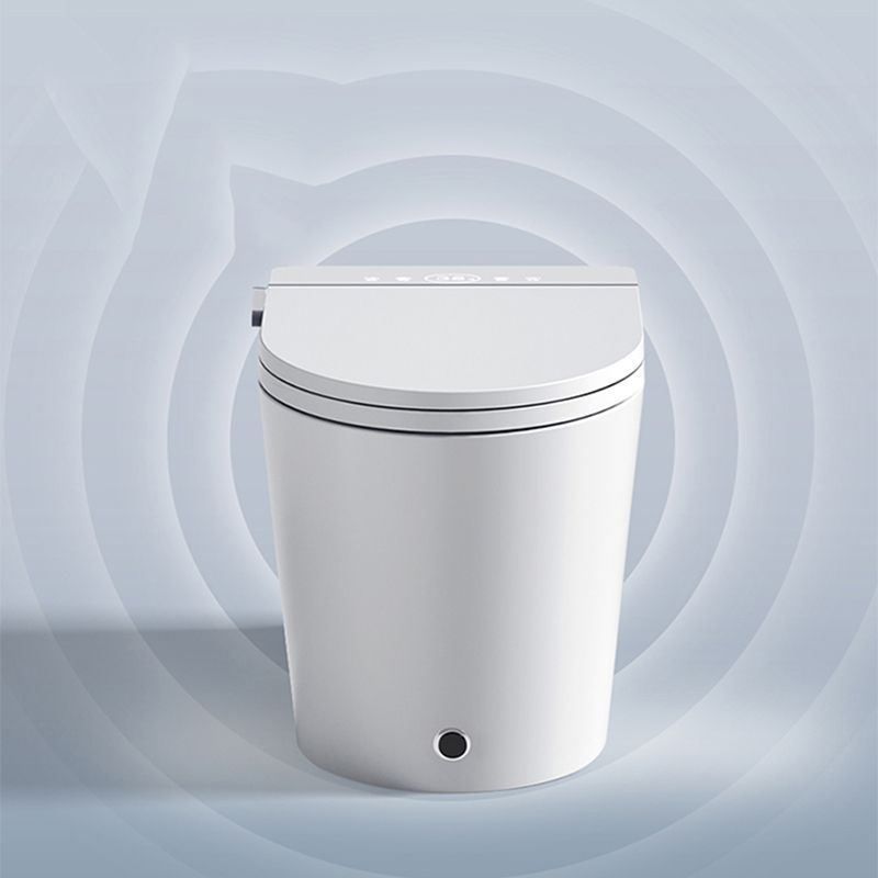 Smart Toilet Elongated Contemporary with Heated Seat Ceramic Foot Sensor Clearhalo 'Bathroom Remodel & Bathroom Fixtures' 'Bidets' 'Home Improvement' 'home_improvement' 'home_improvement_bidets' 'Toilets & Bidets' 1200x1200_b92ab749-9958-4173-ba6d-818950990229