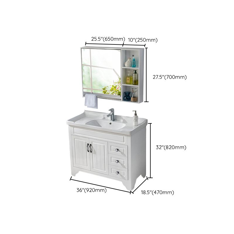 Modern Bathroom Vanity Set Wooden Freestanding Bathroom Vanity Set Clearhalo 'Bathroom Remodel & Bathroom Fixtures' 'Bathroom Vanities' 'bathroom_vanities' 'Home Improvement' 'home_improvement' 'home_improvement_bathroom_vanities' 1200x1200_b962851d-cd2d-430b-90cb-f03cb09cd846