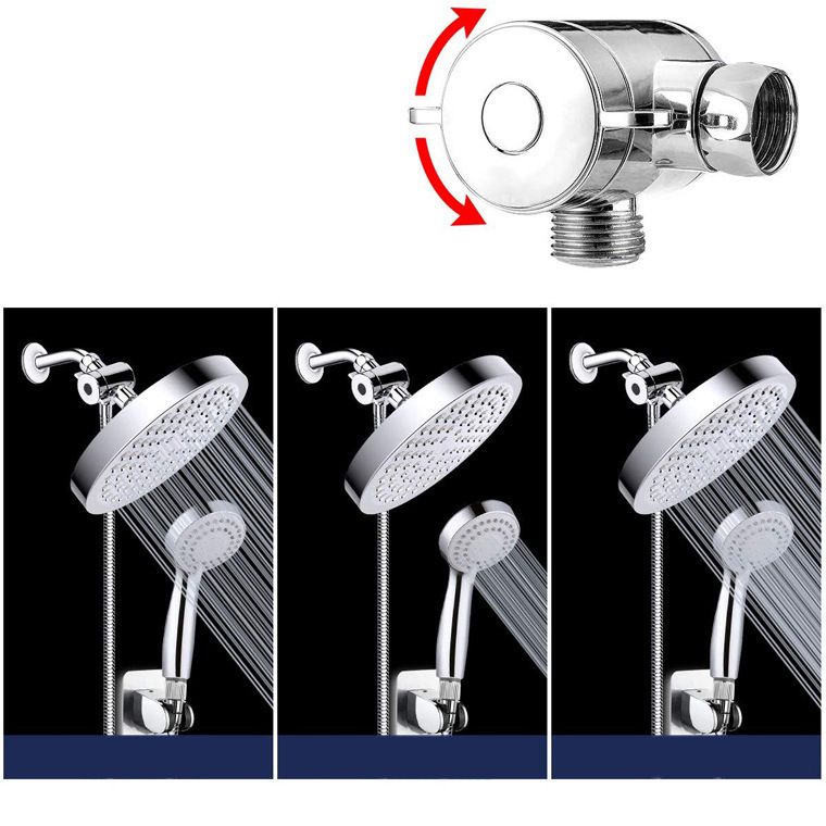 Traditional Shower Head Plain Metal Round Handheld Shower Head Clearhalo 'Bathroom Remodel & Bathroom Fixtures' 'Home Improvement' 'home_improvement' 'home_improvement_shower_heads' 'Shower Heads' 'shower_heads' 'Showers & Bathtubs Plumbing' 'Showers & Bathtubs' 1200x1200_b99e9dda-f3f3-4704-a64e-087ce7344ec4