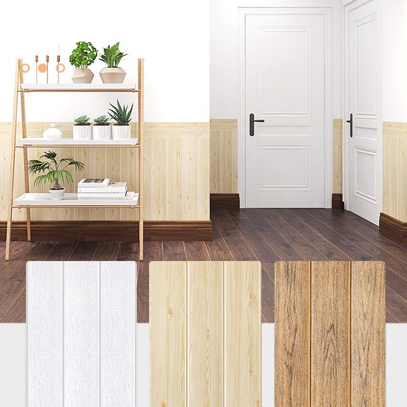 Waterproof Wall Paneling Peel and Stick Wood Effect Design Wall Paneling Clearhalo 'Flooring 'Home Improvement' 'home_improvement' 'home_improvement_wall_paneling' 'Wall Paneling' 'wall_paneling' 'Walls & Ceilings' Walls and Ceiling' 1200x1200_b9c0106b-1d4d-4db9-8983-598a60e7c268