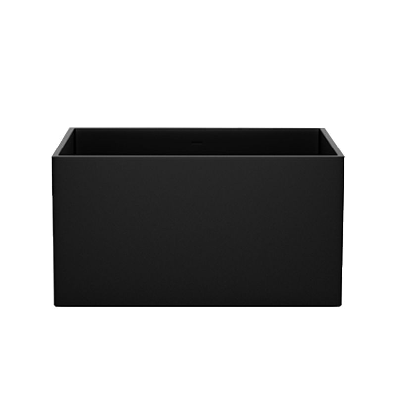 Stone Rectangular Bathtub Modern Soaking Bathtub for Bathroom , 27.56-inch Wide Clearhalo 'Bathroom Remodel & Bathroom Fixtures' 'Bathtubs' 'Home Improvement' 'home_improvement' 'home_improvement_bathtubs' 'Showers & Bathtubs' 1200x1200_b9c4e228-c9cd-4252-af85-ffdd34389bee