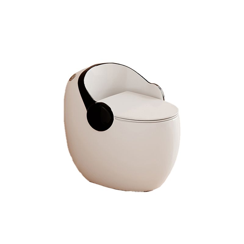 Contemporary Floor Mount Flush Toilet Seat Included Toilet Bowl for Washroom Clearhalo 'Bathroom Remodel & Bathroom Fixtures' 'Home Improvement' 'home_improvement' 'home_improvement_toilets' 'Toilets & Bidets' 'Toilets' 1200x1200_b9c83881-19c1-4ff4-a647-e1fad61382d0