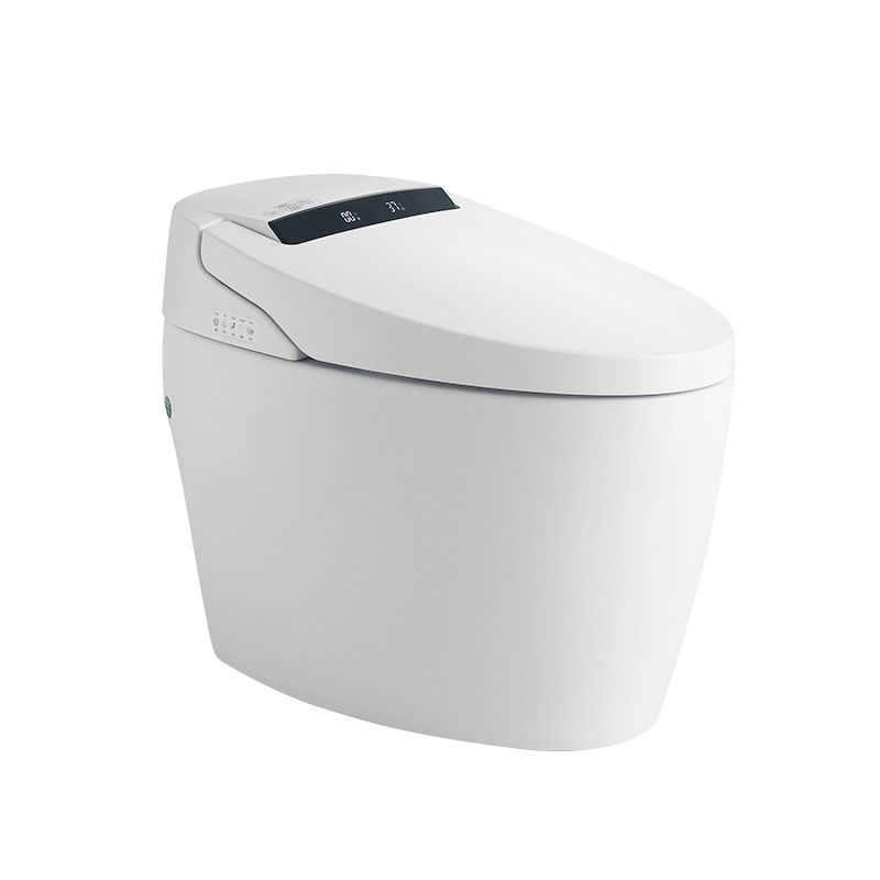 Elongated White Floor Standing Bidet with Heated Seat Contemporary Bidet Clearhalo 'Bathroom Remodel & Bathroom Fixtures' 'Bidets' 'Home Improvement' 'home_improvement' 'home_improvement_bidets' 'Toilets & Bidets' 1200x1200_b9d69734-6fcb-49b7-b05b-968e3d6fba44