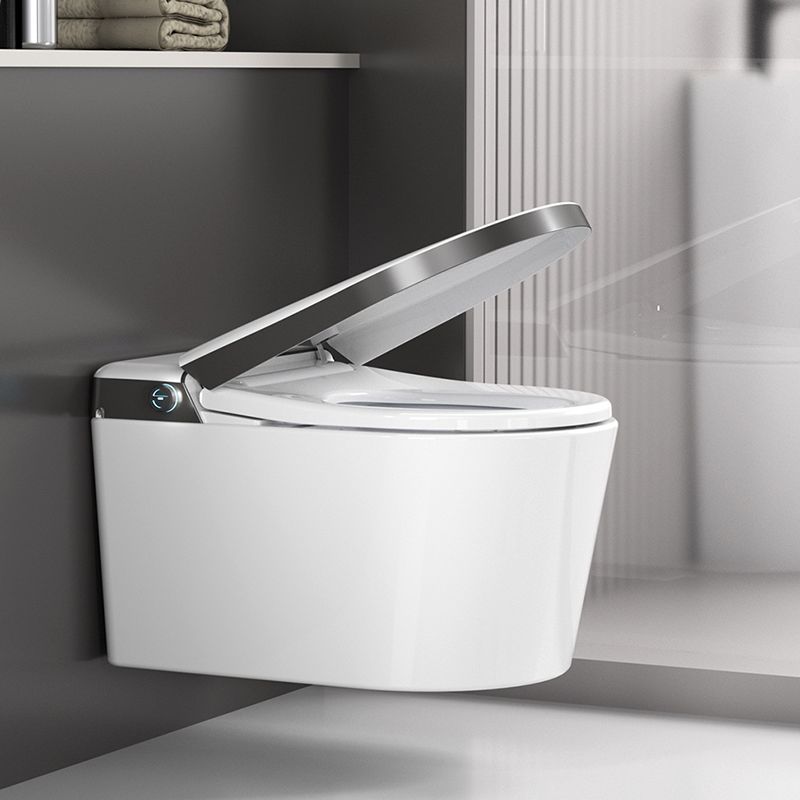 Elongated Wall Mounted Bidet Dryer White Wall Hung Toilet Set Clearhalo 'Bathroom Remodel & Bathroom Fixtures' 'Bidets' 'Home Improvement' 'home_improvement' 'home_improvement_bidets' 'Toilets & Bidets' 1200x1200_ba4f399a-b4d2-4e20-b0d1-e3e758322f9d