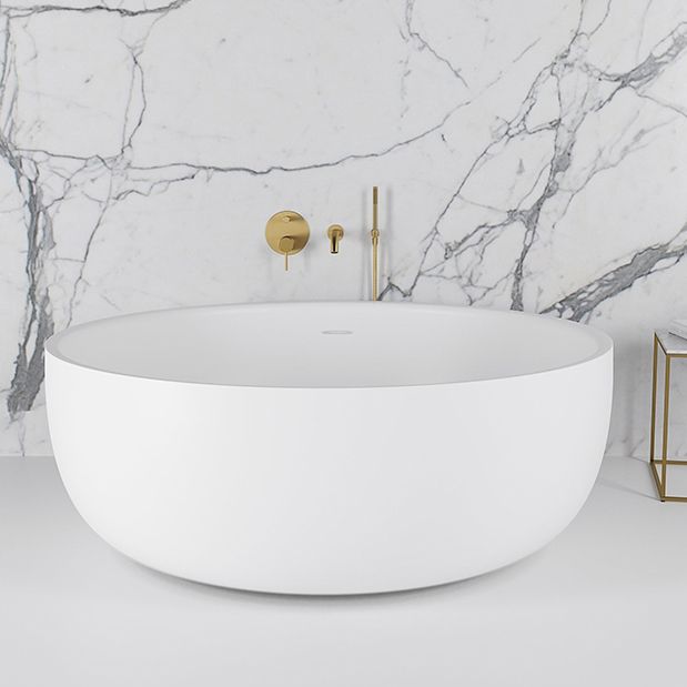 Antique Finish Soaking Bathtub Stand Alone Modern Round Bath Tub Clearhalo 'Bathroom Remodel & Bathroom Fixtures' 'Bathtubs' 'Home Improvement' 'home_improvement' 'home_improvement_bathtubs' 'Showers & Bathtubs' 1200x1200_ba4f81aa-3b63-42bd-8995-dd5b5aaf6f53