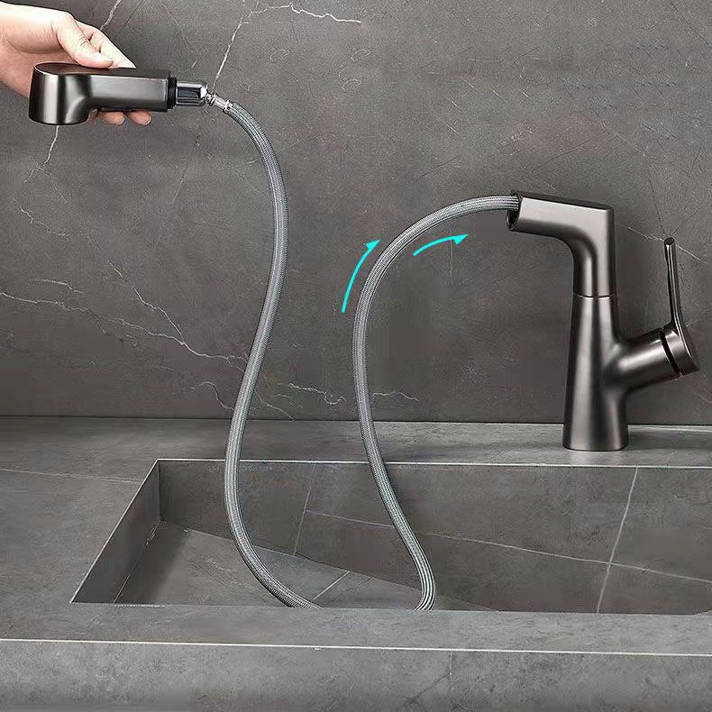 Modern Centerset Faucet Single Lever Handle Vessel Sink Bathroom Faucet Clearhalo 'Bathroom Remodel & Bathroom Fixtures' 'Bathroom Sink Faucets' 'Bathroom Sinks & Faucet Components' 'bathroom_sink_faucets' 'Home Improvement' 'home_improvement' 'home_improvement_bathroom_sink_faucets' 1200x1200_ba9e512d-0fc2-4b41-9594-e0b70f43d44d