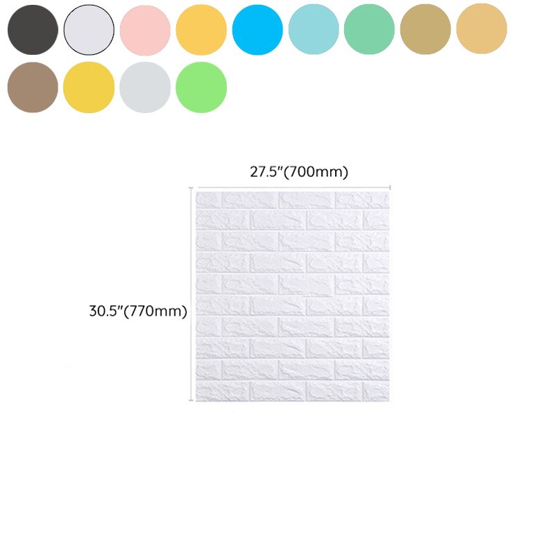 Modern Wall Tile PVC 3D Embossed Self-Adhesive Waterproof Indoor Wall Panel Clearhalo 'Flooring 'Home Improvement' 'home_improvement' 'home_improvement_wall_paneling' 'Wall Paneling' 'wall_paneling' 'Walls & Ceilings' Walls and Ceiling' 1200x1200_baa1010f-0163-4695-baa3-1b6432a520cc