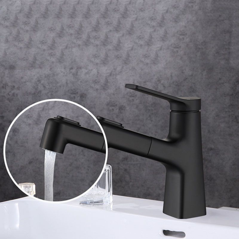 Contemporary Vessel Faucet Metal Single Handle Low Arc Vessel Faucet for Bathroom Clearhalo 'Bathroom Remodel & Bathroom Fixtures' 'Bathroom Sink Faucets' 'Bathroom Sinks & Faucet Components' 'bathroom_sink_faucets' 'Home Improvement' 'home_improvement' 'home_improvement_bathroom_sink_faucets' 1200x1200_baac854c-3ec6-44c6-9c95-41ef0fec3225