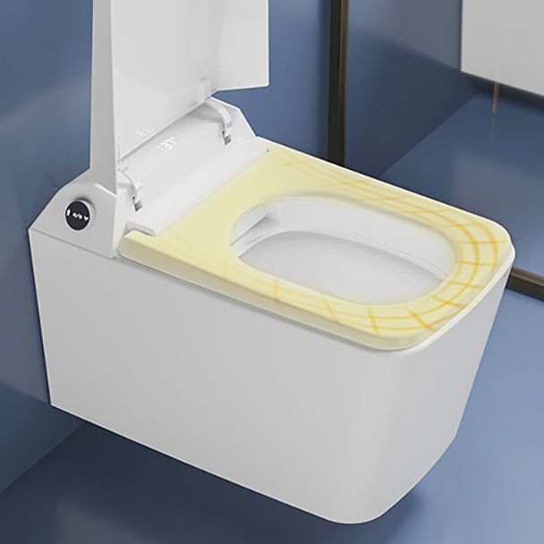 White Elongated Wall Mounted Bidet Deodorizing Wall Hung Toilet Set with Heated Seat Clearhalo 'Bathroom Remodel & Bathroom Fixtures' 'Bidets' 'Home Improvement' 'home_improvement' 'home_improvement_bidets' 'Toilets & Bidets' 1200x1200_baacd137-0813-4cb5-91ba-24b240b11850