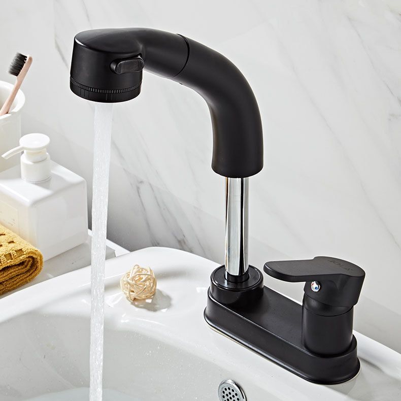 Modern Vessel Faucet Copper Single Handle Low Arc Retractable Vessel Faucet Clearhalo 'bathroom_sink_faucets' 'Conjunta de Baño y Conjunta de Grifo' 'Coronamiento de Baño y Dispositivo de Baño' 'Grifo del lavabo del baño' 'Hogar' 'home_improvement' 'home_improvement_bathroom_sink_faucets' 'Mejoras para el hogar' 1200x1200_bada3d39-71a8-4d50-82dd-03cbe3728f51