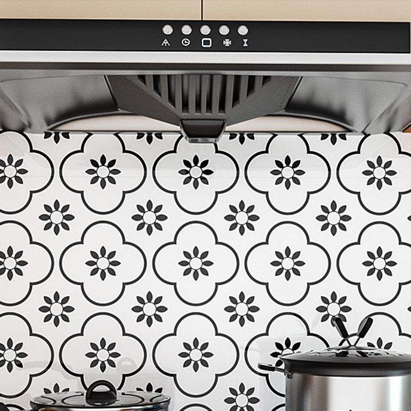 Modern Peel & Stick Field Tile Plastic Rectangular Grid 5 Pack Wallpaper for Kitchen Clearhalo 'Flooring 'Home Improvement' 'home_improvement' 'home_improvement_peel_stick_blacksplash' 'Peel & Stick Backsplash Tile' 'peel_stick_blacksplash' 'Walls & Ceilings' Walls and Ceiling' 1200x1200_baee1f6a-cb4a-40ea-87f4-812ba49ca24d