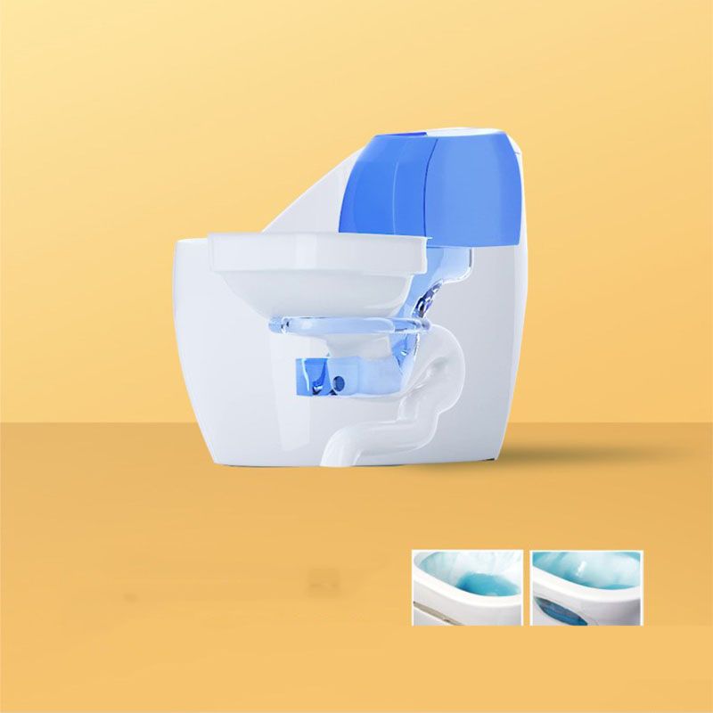 1-Piece Round Toilet Bowl 1.2 GPF Siphon Jet Flush Toilet for Bathroom Clearhalo 'Bathroom Remodel & Bathroom Fixtures' 'Home Improvement' 'home_improvement' 'home_improvement_toilets' 'Toilets & Bidets' 'Toilets' 1200x1200_bb09b6b1-953f-4911-853b-7c87744c5b30