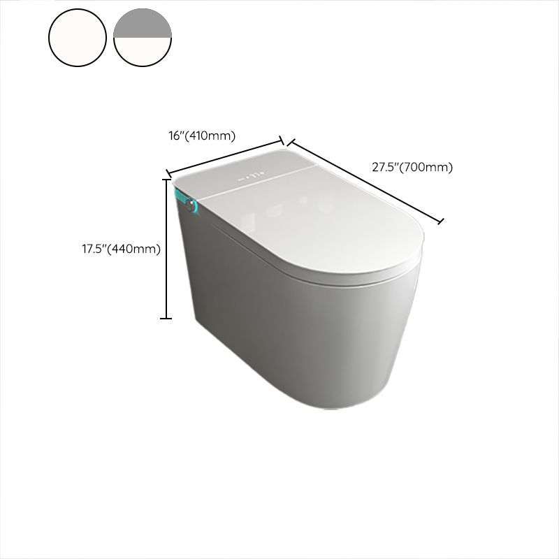 White Finish Floor Standing Bidet with Heated Seat and Foot Sensor Clearhalo 'Bathroom Remodel & Bathroom Fixtures' 'Bidets' 'Home Improvement' 'home_improvement' 'home_improvement_bidets' 'Toilets & Bidets' 1200x1200_bb24c62f-b302-4deb-a242-8715dbb9034b