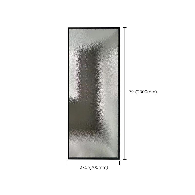 Half Partition Fixed Panel Black Full Frame Waterproof Shower Screen Clearhalo 'Bathroom Remodel & Bathroom Fixtures' 'Home Improvement' 'home_improvement' 'home_improvement_shower_tub_doors' 'Shower and Tub Doors' 'shower_tub_doors' 'Showers & Bathtubs' 1200x1200_bb6537fb-99cc-488e-b1fb-b9d47fa50d23