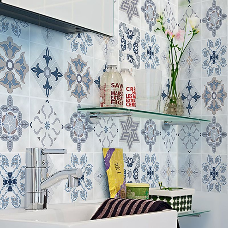 Kitchen Wall Tile Peel and Stick Floral Print Stick Wallpaper Clearhalo 'Flooring 'Home Improvement' 'home_improvement' 'home_improvement_peel_stick_blacksplash' 'Peel & Stick Backsplash Tile' 'peel_stick_blacksplash' 'Walls & Ceilings' Walls and Ceiling' 1200x1200_bb6ea97a-7d83-4672-95da-5ca3d5307e04