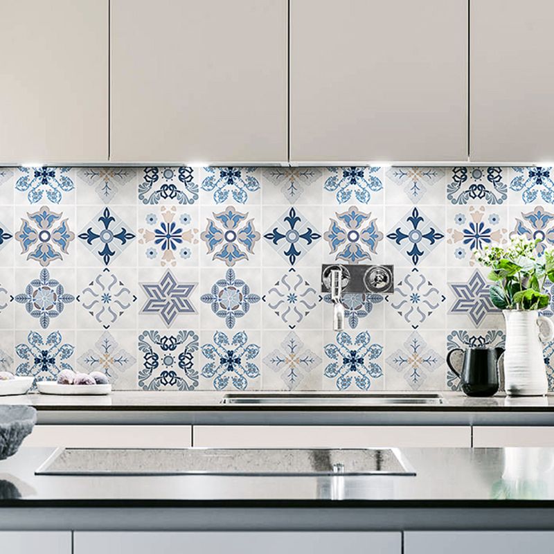 Kitchen Wall Tile Peel and Stick Floral Print Stick Wallpaper Clearhalo 'Flooring 'Home Improvement' 'home_improvement' 'home_improvement_peel_stick_blacksplash' 'Peel & Stick Backsplash Tile' 'peel_stick_blacksplash' 'Walls & Ceilings' Walls and Ceiling' 1200x1200_bb75c2b4-b3f1-4c77-889f-36ed054941f8