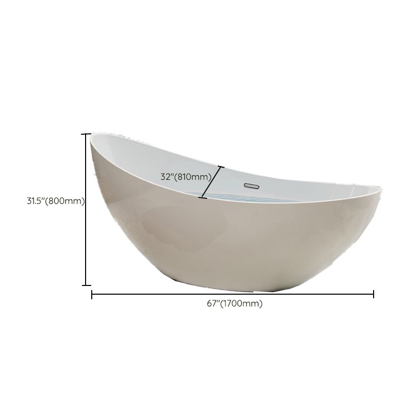 Acrylic Soaking Bathtub Antique Finish Single Slipper Bath Tub Clearhalo 'Bathroom Remodel & Bathroom Fixtures' 'Bathtubs' 'Home Improvement' 'home_improvement' 'home_improvement_bathtubs' 'Showers & Bathtubs' 1200x1200_bc3432b2-5cf4-4ffe-a0fa-26d2ba692dea