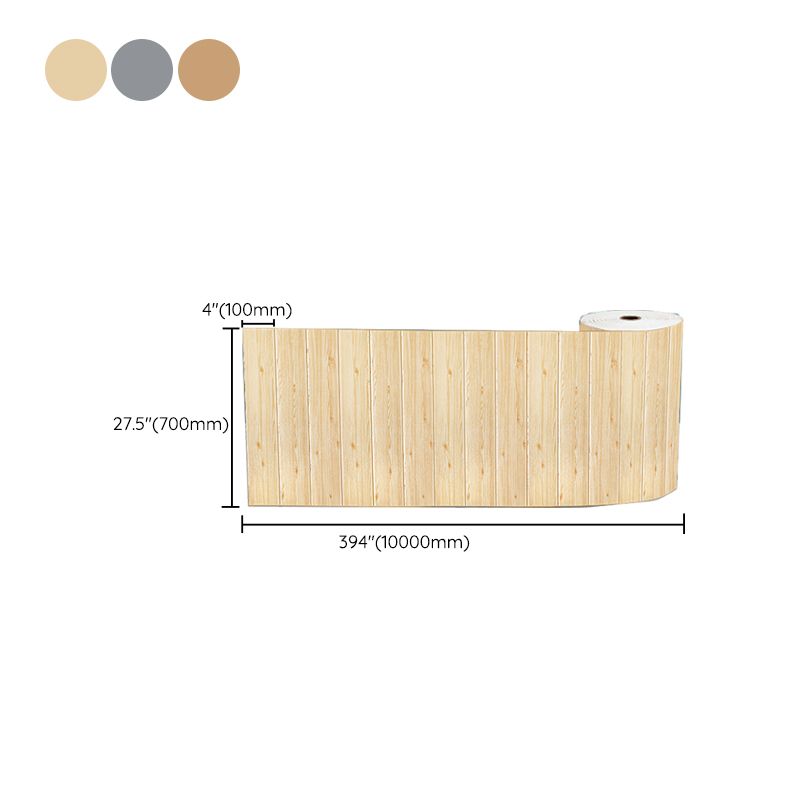 Contemporary Waterproof Wainscoting 1 Piece PVC Shiplap for Indoors Clearhalo 'Flooring 'Home Improvement' 'home_improvement' 'home_improvement_wall_paneling' 'Wall Paneling' 'wall_paneling' 'Walls & Ceilings' Walls and Ceiling' 1200x1200_bc7f671c-d118-47d8-8a58-8c23a26f099f