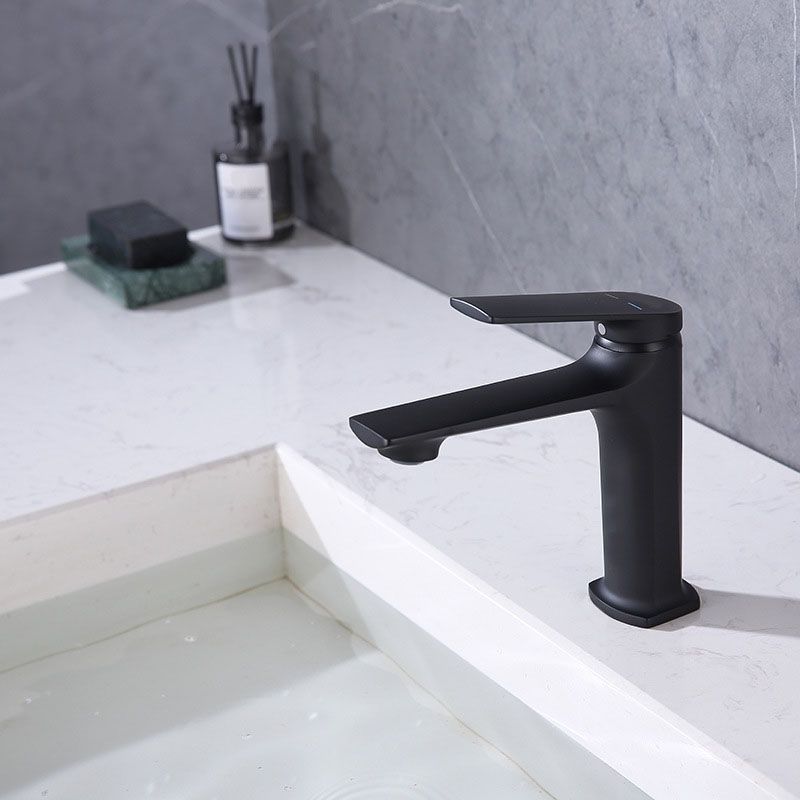 Modern Vessel Faucet Brass Lever Handles Low Arc Basin Lavatory Faucet Clearhalo 'Bathroom Remodel & Bathroom Fixtures' 'Bathroom Sink Faucets' 'Bathroom Sinks & Faucet Components' 'bathroom_sink_faucets' 'Home Improvement' 'home_improvement' 'home_improvement_bathroom_sink_faucets' 1200x1200_bc8831ee-aaf9-47c5-800d-7cbad7736219