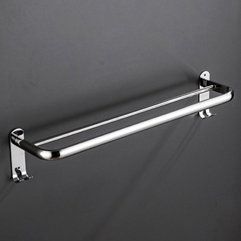 Modern Bathroom Accessory Kit Stainless Steel Towel Bar Bath Shelf Bathroom Set Clearhalo 'Bathroom Hardware Sets' 'Bathroom Hardware' 'Bathroom Remodel & Bathroom Fixtures' 'bathroom_hardware_sets' 'Home Improvement' 'home_improvement' 'home_improvement_bathroom_hardware_sets' 1200x1200_bce2e67b-1047-428e-bce4-bbdb689145cb