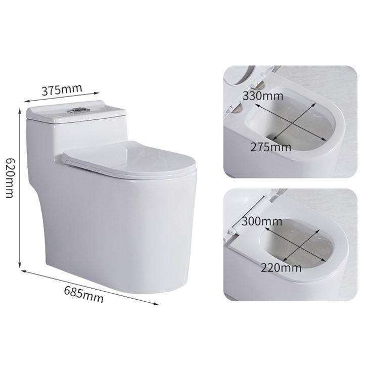 Modern Siphon Jet Toilet Floor Mount Flush Toilet with Toilet Seat Clearhalo 'Bathroom Remodel & Bathroom Fixtures' 'Home Improvement' 'home_improvement' 'home_improvement_toilets' 'Toilets & Bidets' 'Toilets' 1200x1200_bcfff807-9162-4b94-abb4-d9f04810bcf0