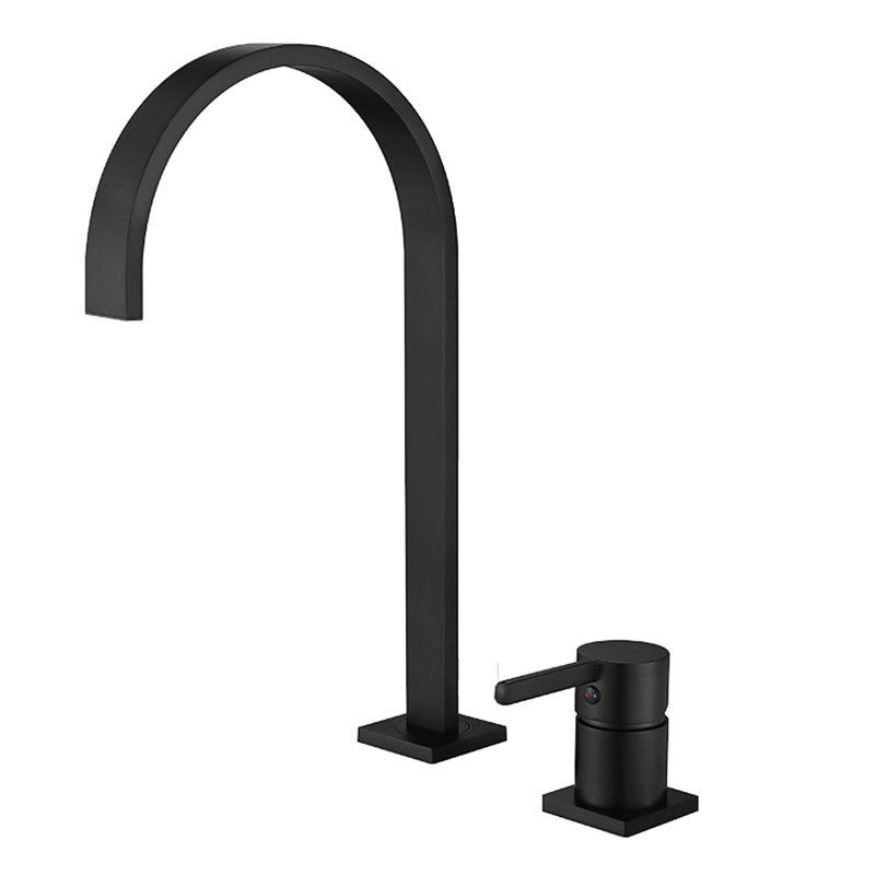 1-Handle Bathroom Faucet with Swivel 2 Hole Widespread Bathroom Sink Faucet Clearhalo 'bathroom_sink_faucets' 'Conjunta de Baño y Conjunta de Grifo' 'Coronamiento de Baño y Dispositivo de Baño' 'Grifo del lavabo del baño' 'Hogar' 'home_improvement' 'home_improvement_bathroom_sink_faucets' 'Mejoras para el hogar' 1200x1200_bd44d979-9fd1-42d6-9a5b-0cc41b0fe82b