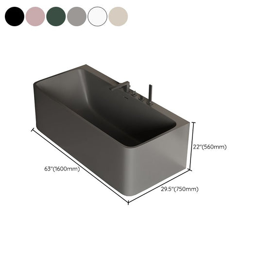 Rectangular Antique Finish Soaking Bathtub Back to Wall Modern Bath Tub Clearhalo 'Bathroom Remodel & Bathroom Fixtures' 'Bathtubs' 'Home Improvement' 'home_improvement' 'home_improvement_bathtubs' 'Showers & Bathtubs' 1200x1200_bd4ec756-2f5f-446d-873a-10e18538d198