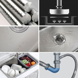 Stainless Steel Kitchen Sink Contemporary Single Bowl Kitchen Sink with Basket Strainer Clearhalo 'Home Improvement' 'home_improvement' 'home_improvement_kitchen_sinks' 'Kitchen Remodel & Kitchen Fixtures' 'Kitchen Sinks & Faucet Components' 'Kitchen Sinks' 'kitchen_sinks' 1200x1200_bd6c74a8-7287-4af1-a750-4f6008cd4ba8