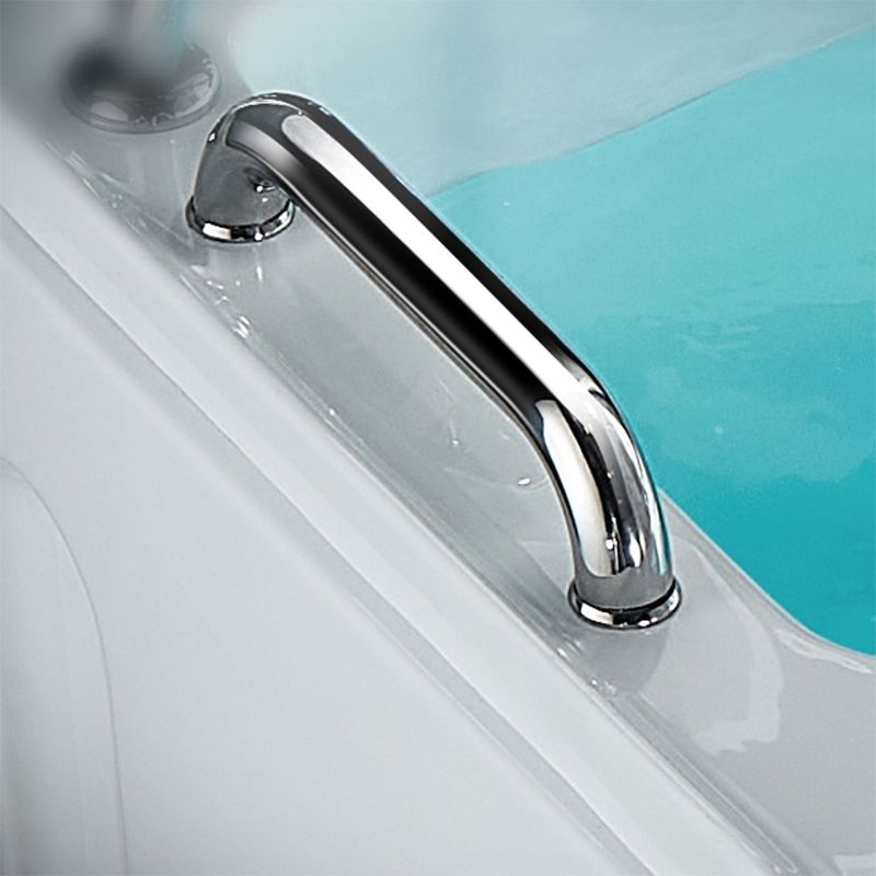 Walk-In Soaking/Air/Whirlpool Bathtub Acrylic Rectangle Back to Wall Bathtub Clearhalo 'Bathroom Remodel & Bathroom Fixtures' 'Bathtubs' 'Home Improvement' 'home_improvement' 'home_improvement_bathtubs' 'Showers & Bathtubs' 1200x1200_bd936334-c0cd-4528-90c3-8da8b564e9a3