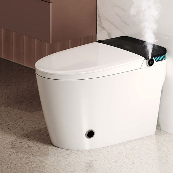 Elongated Ceramic Smart Bidet Toilet Seat with Heated Seat - 16.7" W Clearhalo 'Bathroom Remodel & Bathroom Fixtures' 'Bidets' 'Home Improvement' 'home_improvement' 'home_improvement_bidets' 'Toilets & Bidets' 1200x1200_bd9d0b85-362b-4f85-82fe-6f71d92c64bf
