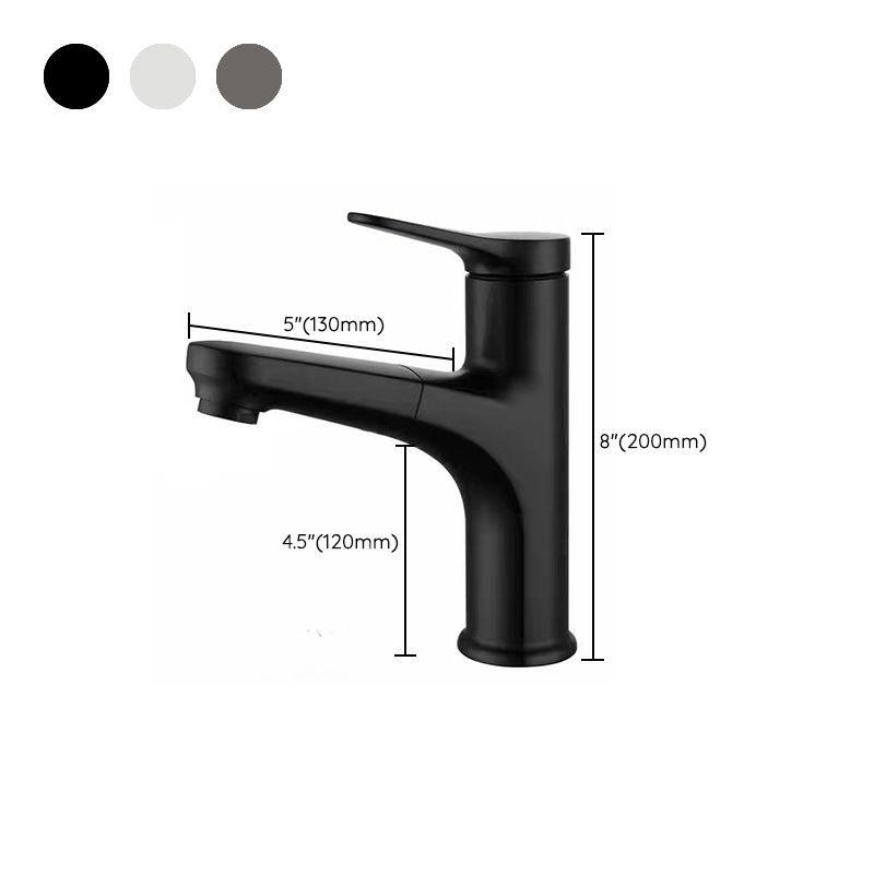 Contemporary Style Centerset Faucets Bathroom Faucets with Lever Handle Clearhalo 'Bathroom Remodel & Bathroom Fixtures' 'Bathroom Sink Faucets' 'Bathroom Sinks & Faucet Components' 'bathroom_sink_faucets' 'Home Improvement' 'home_improvement' 'home_improvement_bathroom_sink_faucets' 1200x1200_bdbcd5b9-4d74-4178-8f39-3843ad909891