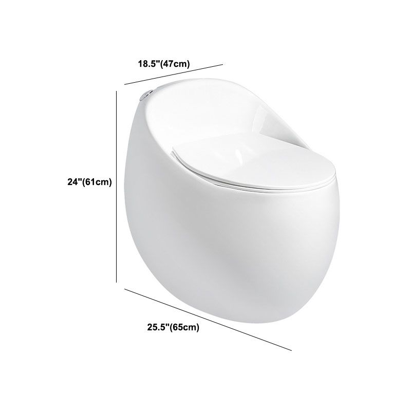 Siphon Jet Round Toilet Mini Indoor Flush Toilet for Washroom Clearhalo 'Bathroom Remodel & Bathroom Fixtures' 'Home Improvement' 'home_improvement' 'home_improvement_toilets' 'Toilets & Bidets' 'Toilets' 1200x1200_be00efc1-ad23-403e-9534-dd8610a6fe30