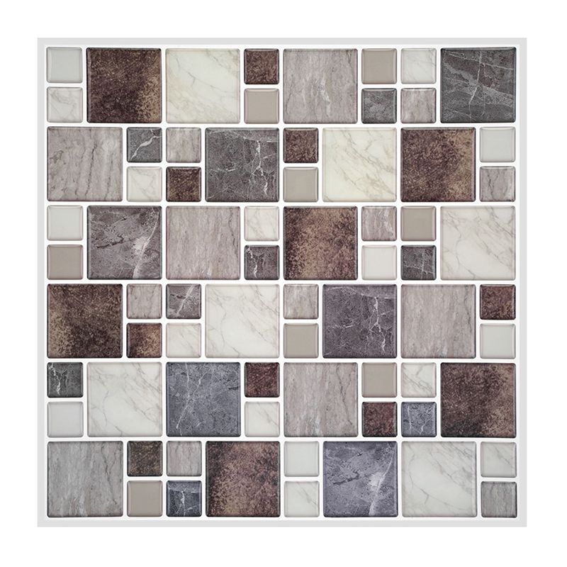Wall Floor Tile Paste Wallpaper Floral Plaid Pattern Wallpaper Tile Clearhalo 'Flooring 'Home Improvement' 'home_improvement' 'home_improvement_peel_stick_blacksplash' 'Peel & Stick Backsplash Tile' 'peel_stick_blacksplash' 'Walls & Ceilings' Walls and Ceiling' 1200x1200_be0f78b2-296b-4587-850d-27680d108b3d