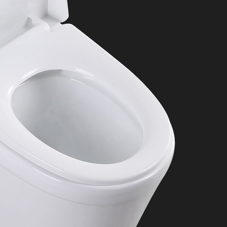 White Modern Flush Toilet Ceramic Elong One-Piece Toilet with Slow Close Seat Clearhalo 'Bathroom Remodel & Bathroom Fixtures' 'Home Improvement' 'home_improvement' 'home_improvement_toilets' 'Toilets & Bidets' 'Toilets' 1200x1200_be4e6e8f-fe15-47a0-8026-ec98212c91c4
