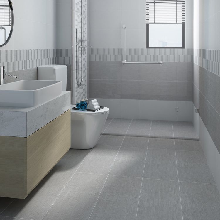 Rectangular Ceramic Matte Floor and Wall Tile Patterned Bathroom Floor Clearhalo 'Floor Tiles & Wall Tiles' 'floor_tiles_wall_tiles' 'Flooring 'Home Improvement' 'home_improvement' 'home_improvement_floor_tiles_wall_tiles' Walls and Ceiling' 1200x1200_be6686b9-8901-46bc-b7b6-0e90fb77af6a