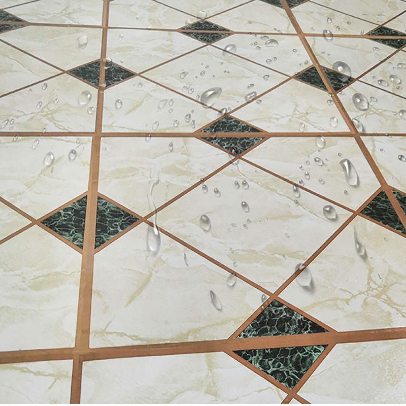 Vinyl Flooring Floral Print Square PVC Indoor Vinyl Flooring Clearhalo 'Flooring 'Home Improvement' 'home_improvement' 'home_improvement_vinyl_flooring' 'Vinyl Flooring' 'vinyl_flooring' Walls and Ceiling' 1200x1200_be6ed2f0-a6a1-4ba5-8bf4-0286786fa8db