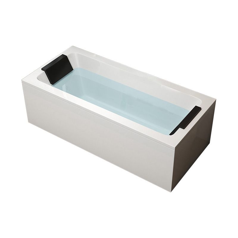 Back to Wall Soaking Antique Finish Bath Rectangular Modern Bath Tub Clearhalo 'Bathroom Remodel & Bathroom Fixtures' 'Bathtubs' 'Home Improvement' 'home_improvement' 'home_improvement_bathtubs' 'Showers & Bathtubs' 1200x1200_be88ffb4-8529-42aa-b69c-d37847fc61e6