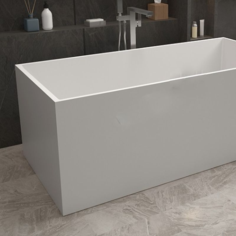 Modern Soaking Freestanding Bath Tub Stone Bathroom Bathtub with Overflow Trim Clearhalo 'Bathroom Remodel & Bathroom Fixtures' 'Bathtubs' 'Home Improvement' 'home_improvement' 'home_improvement_bathtubs' 'Showers & Bathtubs' 1200x1200_bee9eb68-272f-4410-afa7-997584822854