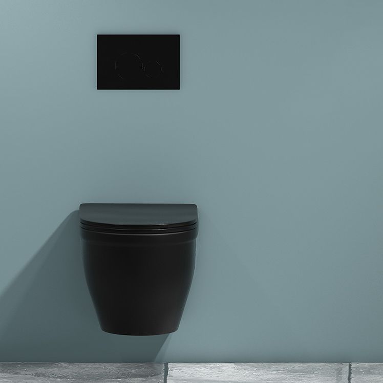 Contemporary Flush Toilet Wall Mount One-Piece Toilet Porcelain Toilet Bowl Clearhalo 'Bathroom Remodel & Bathroom Fixtures' 'Home Improvement' 'home_improvement' 'home_improvement_toilets' 'Toilets & Bidets' 'Toilets' 1200x1200_bef5abbf-4862-43b6-9b46-9b1f977c42fb