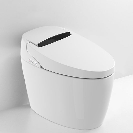 Contemporary Smart Bidet Deodorizing and Antimicrobial Floor Mount Bidet Clearhalo 'Bathroom Remodel & Bathroom Fixtures' 'Bidets' 'Home Improvement' 'home_improvement' 'home_improvement_bidets' 'Toilets & Bidets' 1200x1200_bf153374-e2e7-4570-8591-bf84952b9ddb