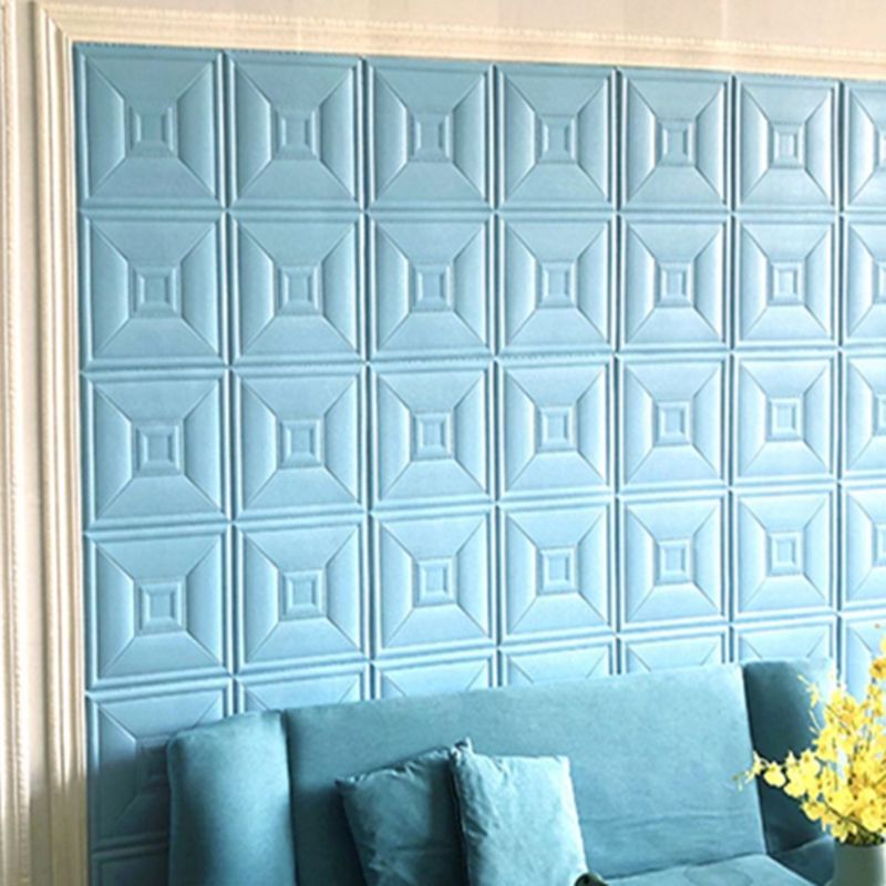 Glam Peel and Stick Wall Paneling in Foam with 3D Embossed Panel Clearhalo 'Flooring 'Home Improvement' 'home_improvement' 'home_improvement_wall_paneling' 'Wall Paneling' 'wall_paneling' 'Walls & Ceilings' Walls and Ceiling' 1200x1200_bf4b89b9-d8cd-4523-8690-95d604c647d3