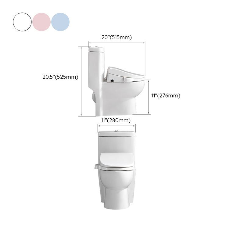 Kids Elongated All-in-One Bidet Ceramic Smart Toilet Bidet with Heated Seat Clearhalo 'Bathroom Remodel & Bathroom Fixtures' 'Bidets' 'Home Improvement' 'home_improvement' 'home_improvement_bidets' 'Toilets & Bidets' 1200x1200_bf83df19-681d-4fb4-acb6-4bb177aa9b7e