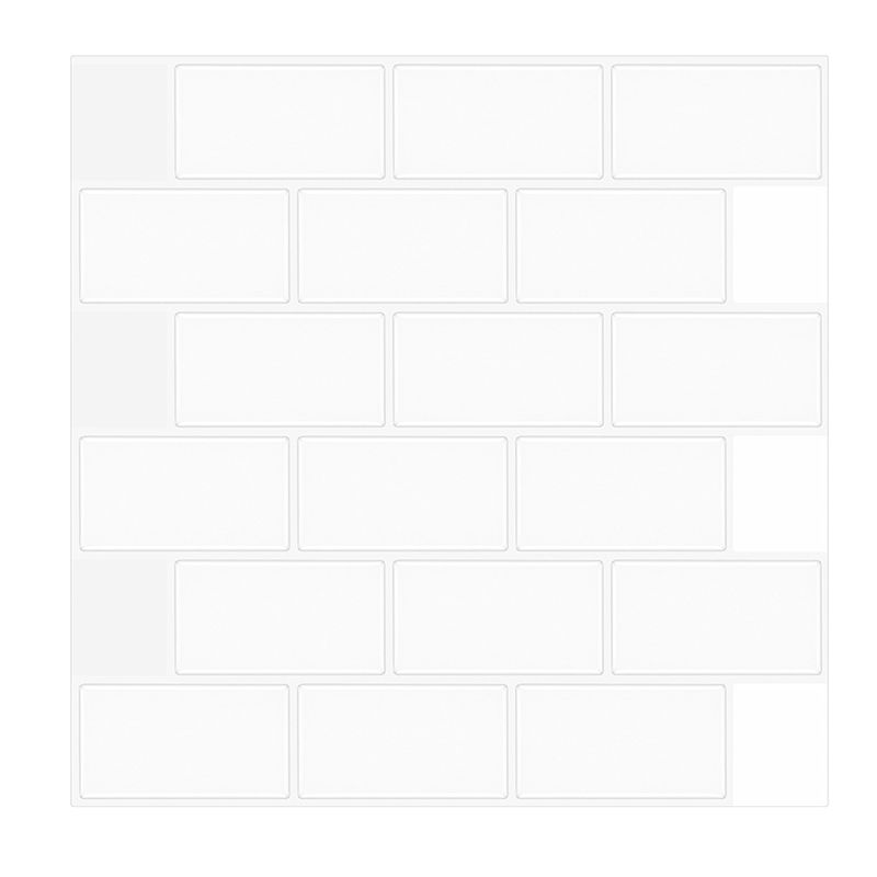 Stain Resistant Peel & Stick Tile Square Mosaic Tile for Kitchen and Bathroom Backsplash Clearhalo 'Flooring 'Home Improvement' 'home_improvement' 'home_improvement_peel_stick_blacksplash' 'Peel & Stick Backsplash Tile' 'peel_stick_blacksplash' 'Walls & Ceilings' Walls and Ceiling' 1200x1200_bf904748-0667-4d1b-ac57-8f97c531b398