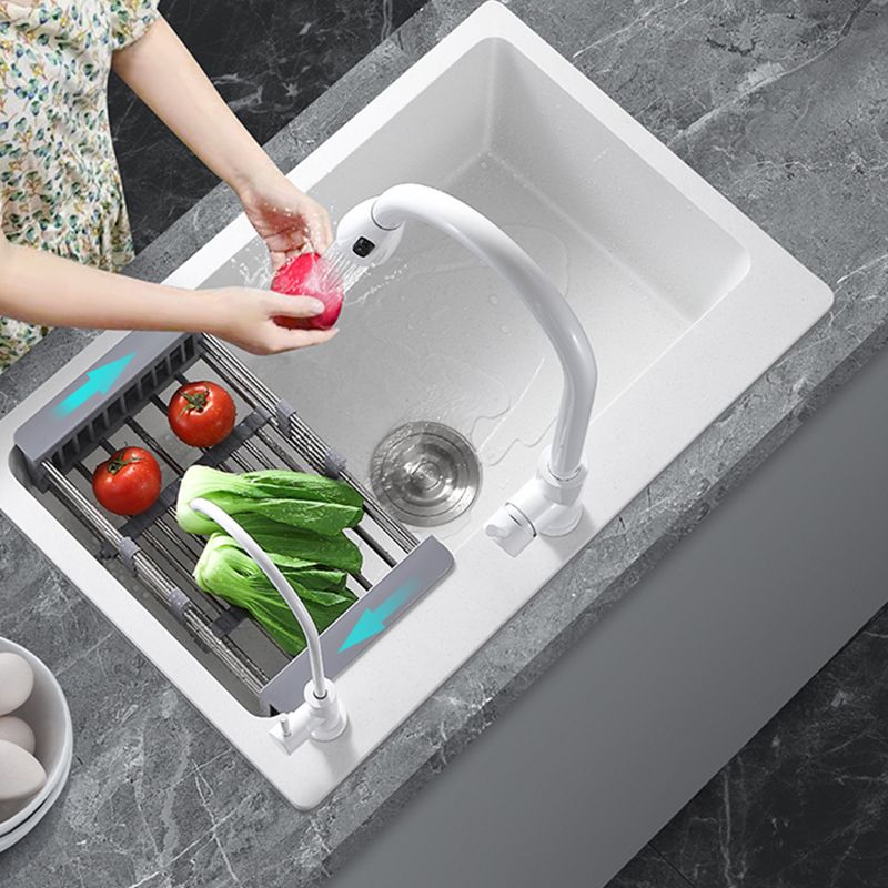 Single Bowl Kitchen Sink Modern Quartz Kitchen Sink with Drain Assembly Clearhalo 'Home Improvement' 'home_improvement' 'home_improvement_kitchen_sinks' 'Kitchen Remodel & Kitchen Fixtures' 'Kitchen Sinks & Faucet Components' 'Kitchen Sinks' 'kitchen_sinks' 1200x1200_bfa10fc8-a11d-4a21-b38c-161dc69d2d61