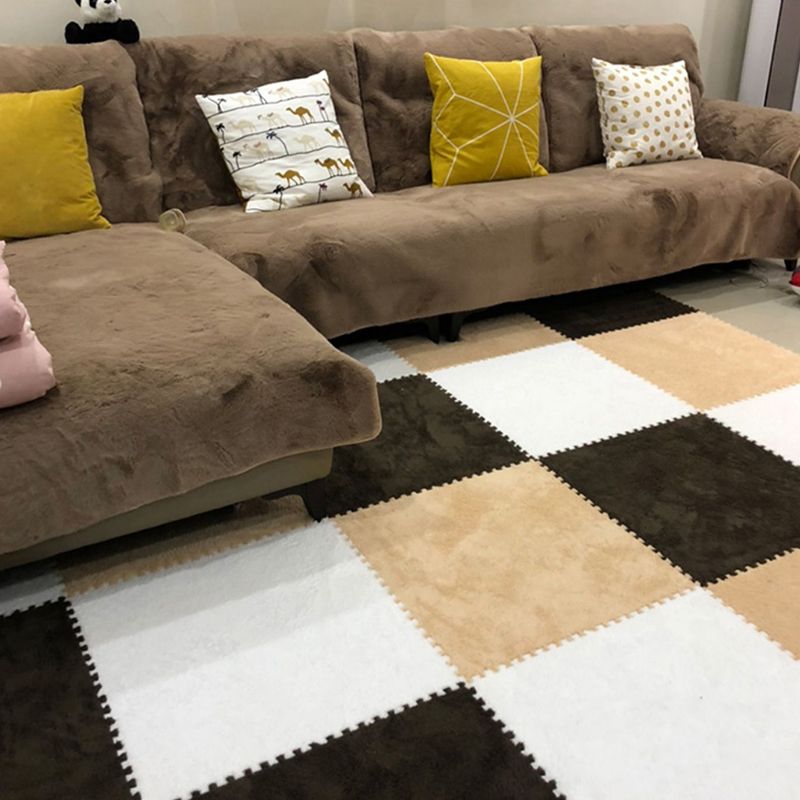 Modern Level Loop Carpet Tile Interlocking Non-Skid Tiles and Carpet Clearhalo 'Carpet Tiles & Carpet Squares' 'carpet_tiles_carpet_squares' 'Flooring 'Home Improvement' 'home_improvement' 'home_improvement_carpet_tiles_carpet_squares' Walls and Ceiling' 1200x1200_bfb59c78-e881-455d-abea-011d25c133b2