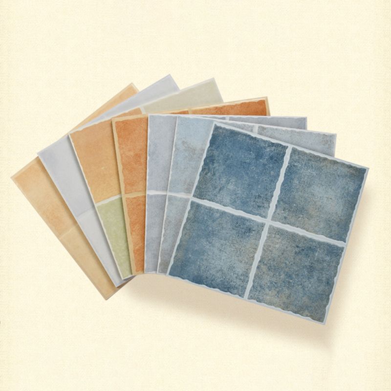 Square Ceramic Matte Straight Edge Singular Tile Vintage Bathroom Floor Clearhalo 'Floor Tiles & Wall Tiles' 'floor_tiles_wall_tiles' 'Flooring 'Home Improvement' 'home_improvement' 'home_improvement_floor_tiles_wall_tiles' Walls and Ceiling' 1200x1200_bfebd629-7985-4ce5-8b41-f61d7f5bfed6